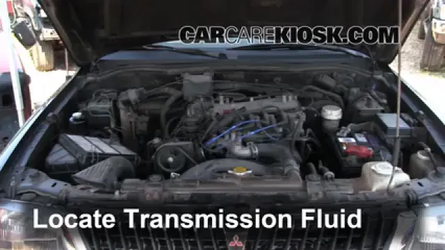 1997 Mitsubishi Montero Sport XLS 3.0L V6 Liquide de transmission Rajouter du liquide